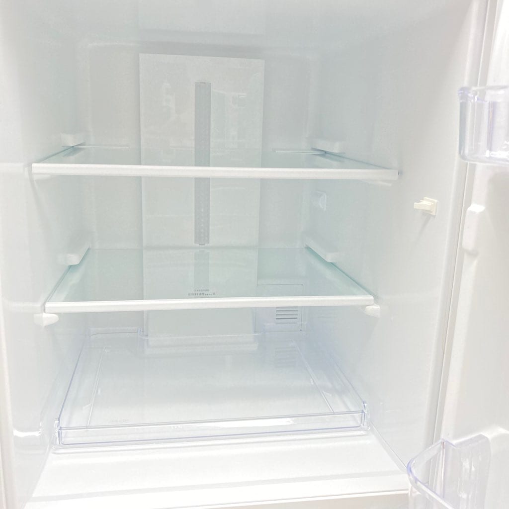 中古 149L 2ドア冷蔵庫 ニトリ NTR-149WA 2021年製 自動霜取りファン式