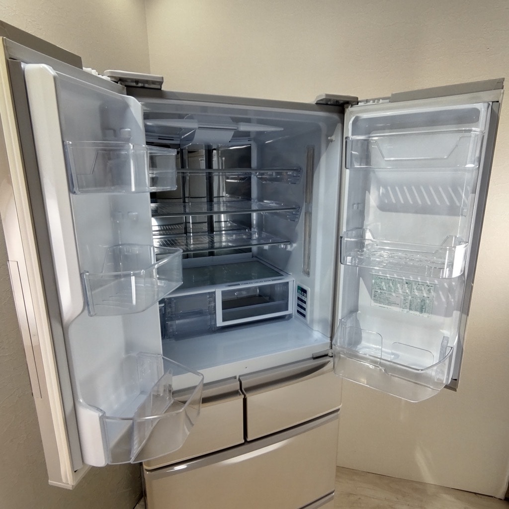 中古 近郊送料格安 440L プラズマクラスター 6ドア冷蔵庫 シャープ SJ