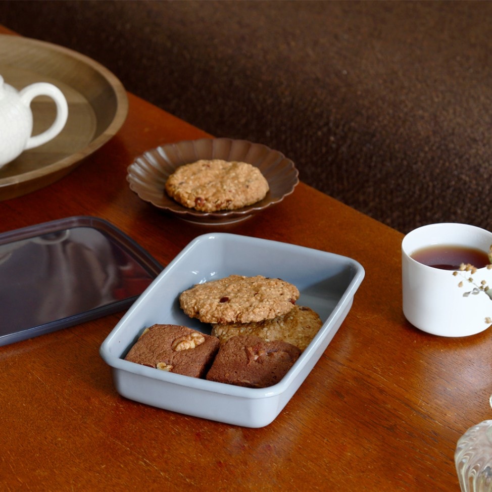 レクタングル浅型 （野田琺瑯） | 保存容器 | cotogoto