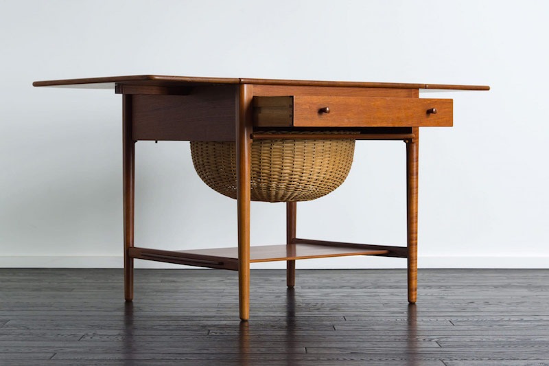 ソーイングテーブル ウェグナー 北欧ヴィンテージ家具の通販