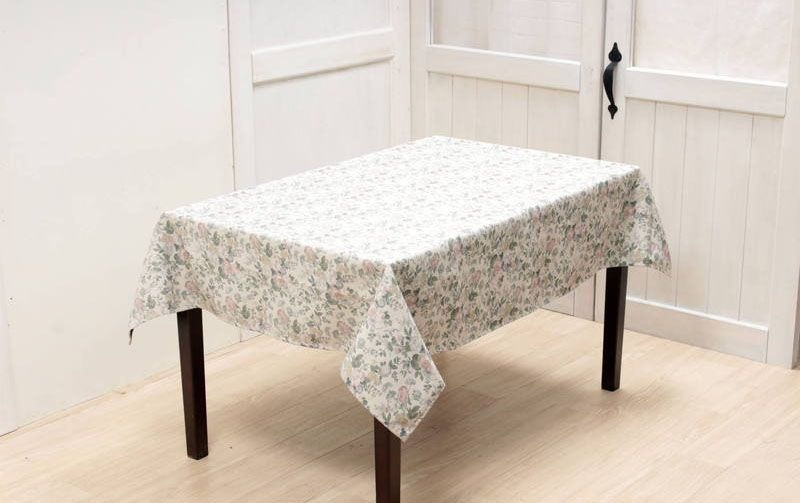 花柄プリント テーブルクロス 約130×170cm [Belle Heure]｜インテリア