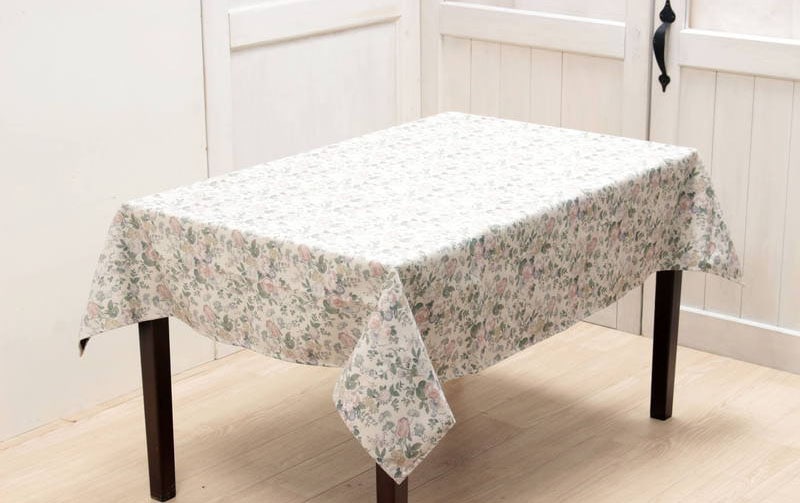 花柄プリント テーブルクロス 約130×170cm [Belle Heure]｜インテリア