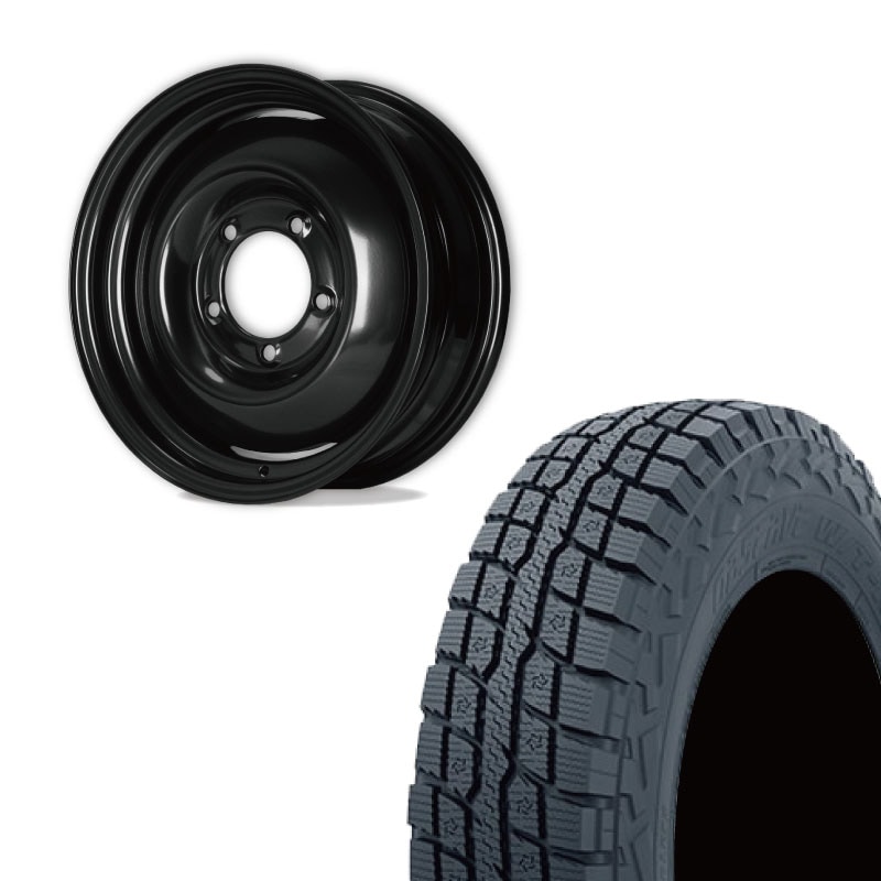 feelonn さま専用 used スタッドレスタイヤ、スチールホイール付き①