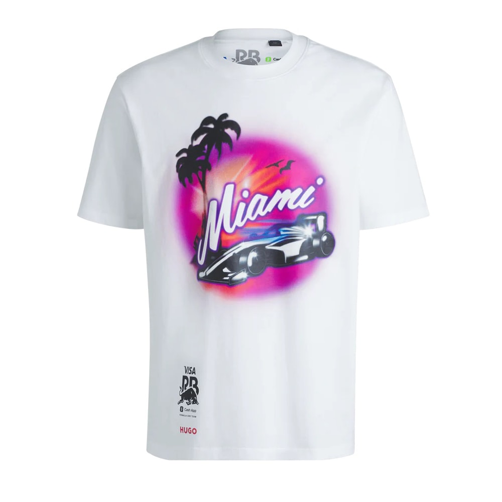 2025 レーシングブルズ チーム マイアミGP仕様 Tシャツ | Tシャツ