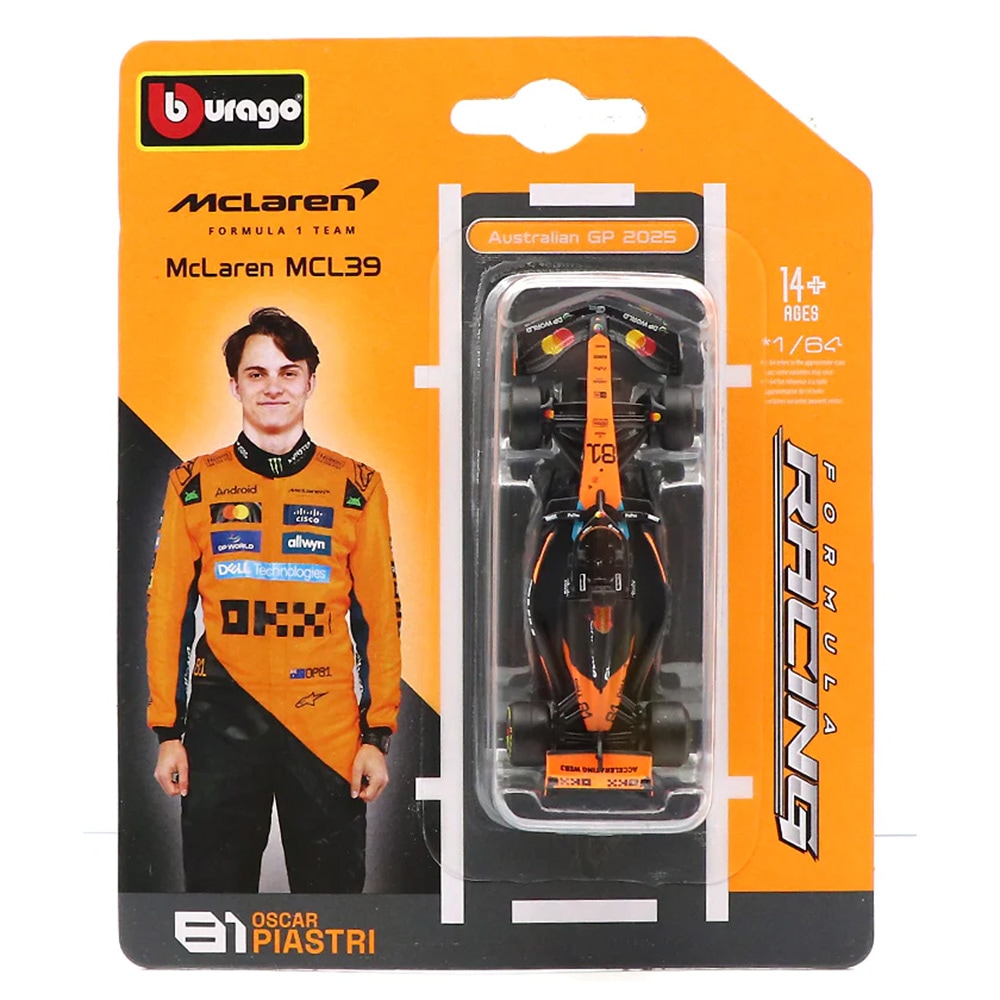 ブラゴ 1/64 2025 マクラーレン F1 チーム MCL39 #81 オスカー