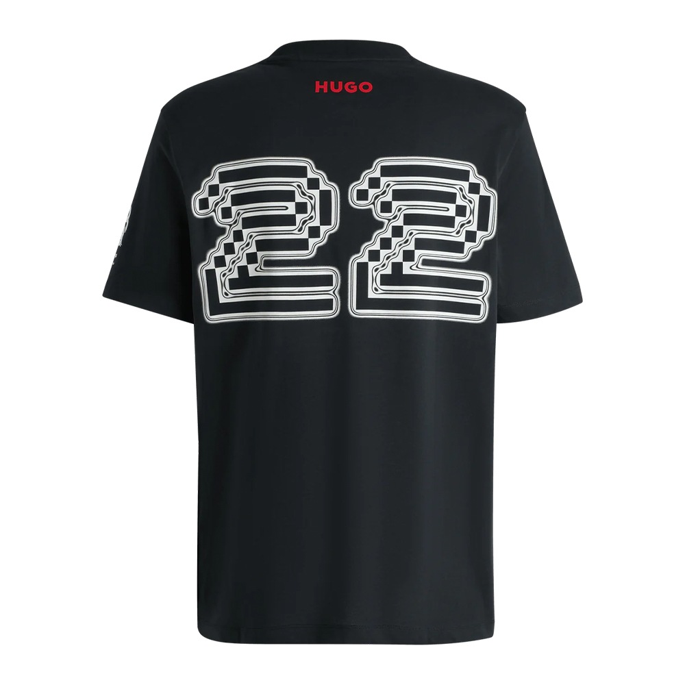 2025 レーシングブルズ チーム 角田裕毅 ファン Tシャツ ブラック | T