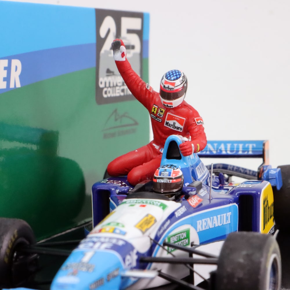 ミニチャンプス 1/43 ベネトン ルノー B195 ミハエル シューマッハ