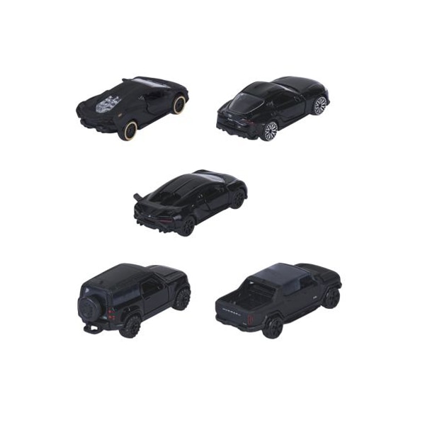 マジョレット 1/64 ブラックエディション ミニカー アソート 5台セット