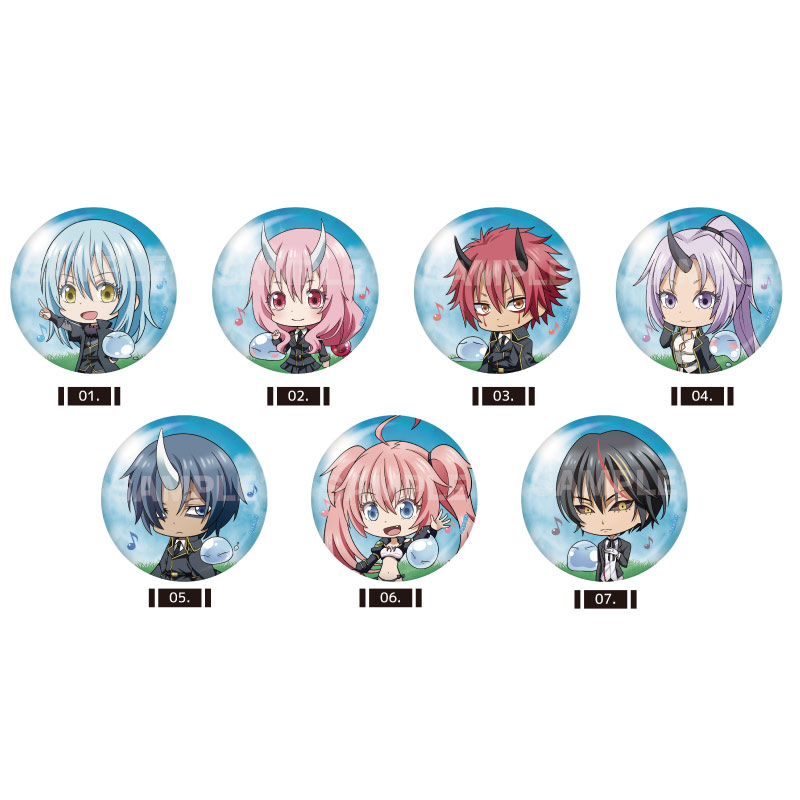 転生したらスライムだった件』おさコレ メタリック缶バッジ 第1弾 全7