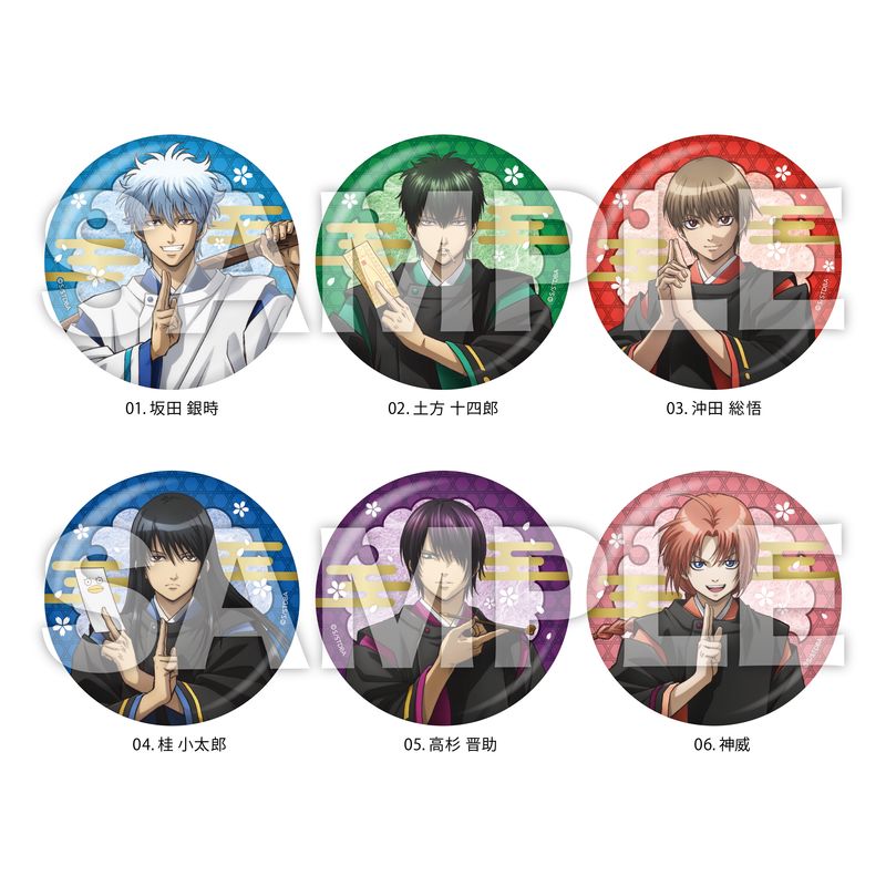 銀魂』缶バッジ 全6種 A コンプリートBOXセット | 人気アニメや