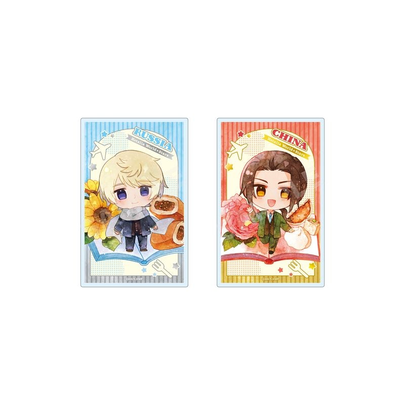 ヘタリア World☆Stars』キャラでるアート クリアカード 全8種