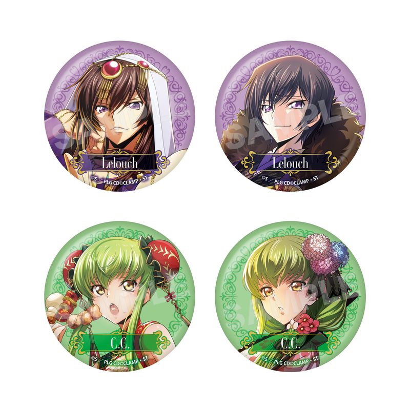 コードギアス 反逆のルルーシュ ロストストーリーズ』缶バッジ 全8種