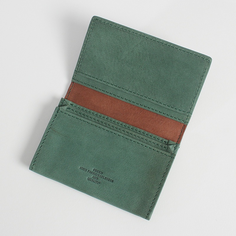 Creed RUB カードケース グリーン 312C921 #60 | レザーバッグ財布の
