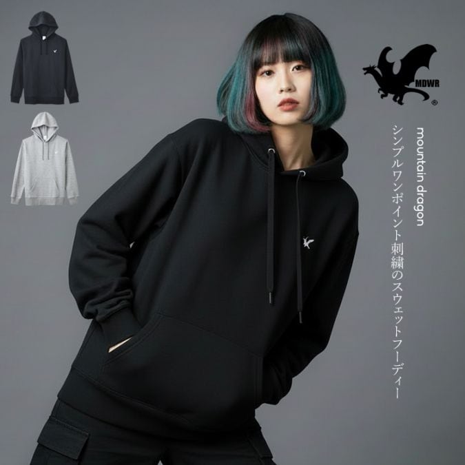 長いシーズン活躍できるスエットプルパーカー。パーカー スウェット