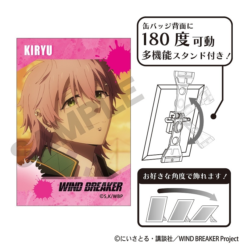 WIND BREAKER ラメキラ カンバッジ 桐生三輝 33点セット WIND BREAKER