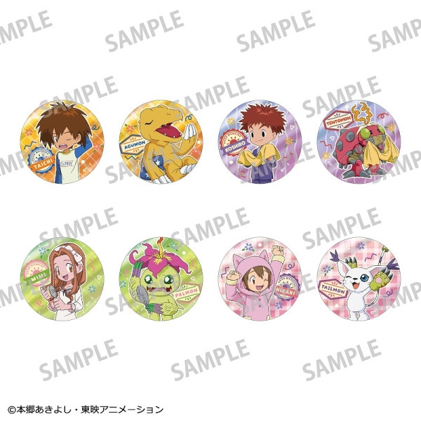 デジモンアドベンチャー ロングスクエア缶バッジ＿八神ヒカリ