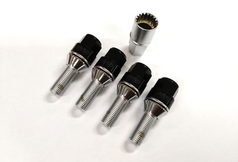 Cervo Piede レデューラーロックボルト M12×1.25 首下28mm 4本入り