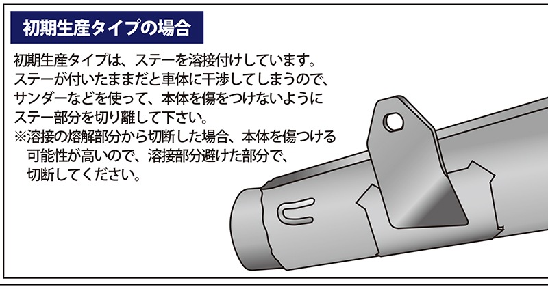 Z900RS 4本マフラー（レーシング）用 アップタイプ延長パイプセット