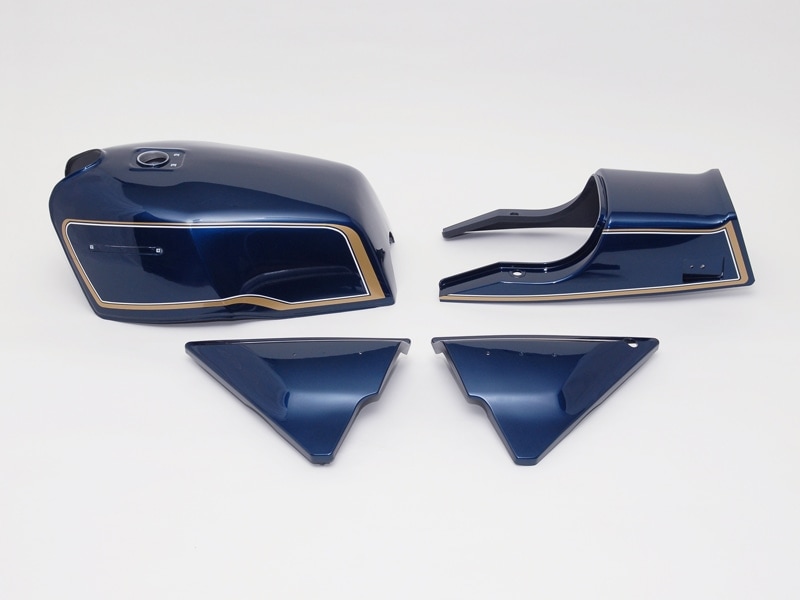 Z1000MK2/Z750FX-1 スチールタンクセット(ブルー)【納期はお問い合わせ