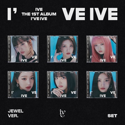 韓国音楽 IVE (アイブ) - 1集 「I've IVE」 Jewel Ver. (バージョン6種