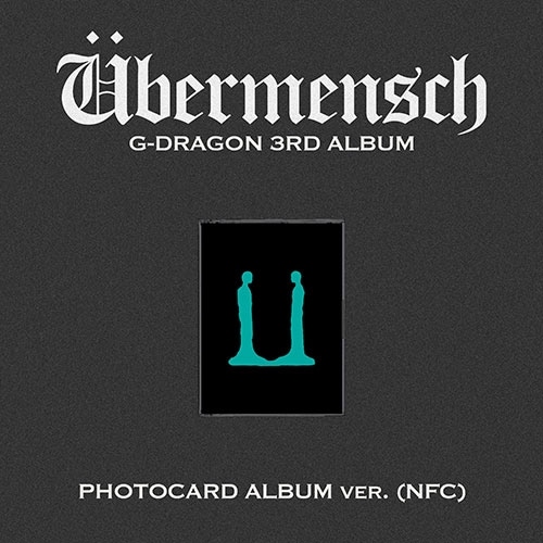 韓国音楽 G-DRAGON - 3集 「Übermensch」 PHOTOCARD ALBUM Ver. (NFC