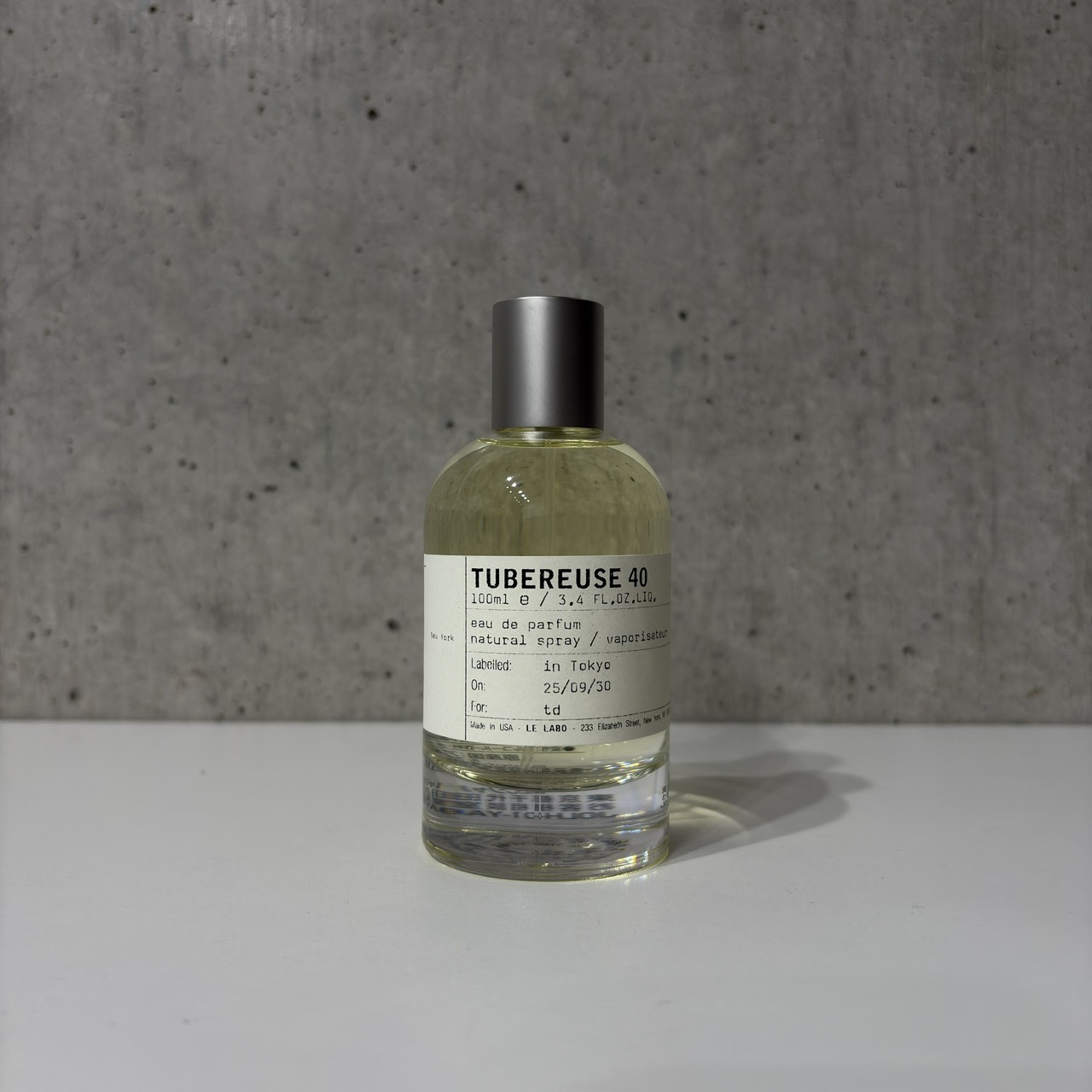 LE LABO ルラボ TUBEREUSE 40 チュベローズ 40 オードパルファム 1ml
