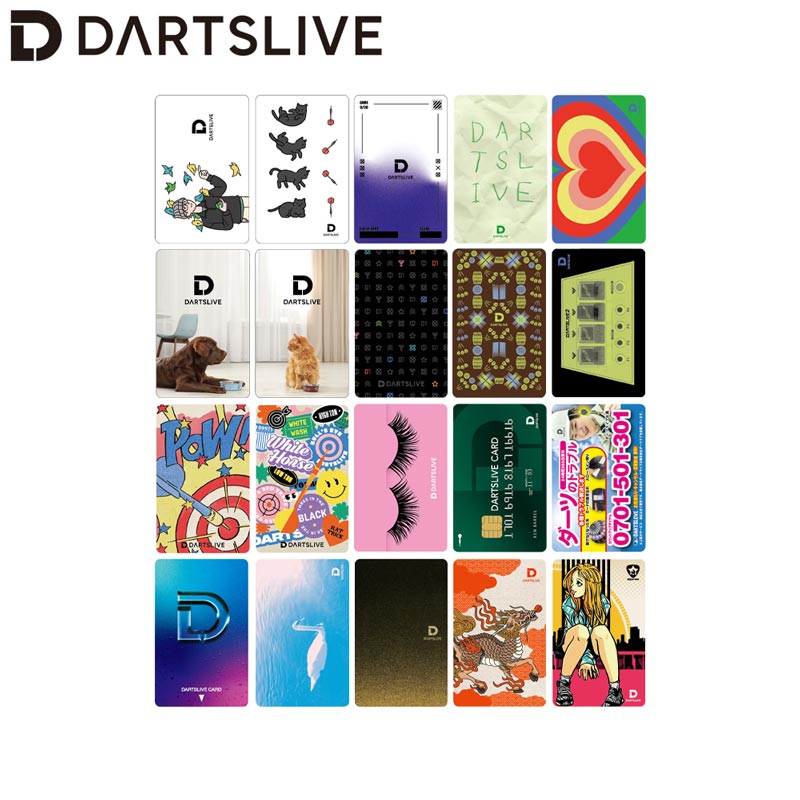 DARTSLIVE DART TOURISM DARTSLIVEカード アクセサリ > ダーツライブカード > DARTSLIVE CARD #058 20枚セット
