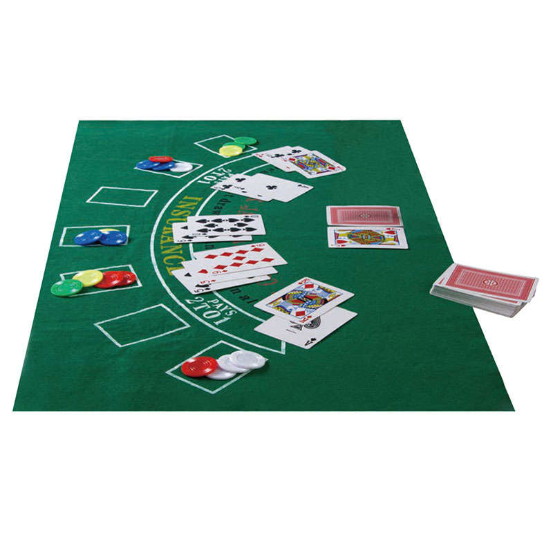 レア物☆カジノトランプの最高峰Bee（ビー）ブラックジャック専用マットとケース付 レア物☆カジノトランプの最高峰Bee（ビー）ブラックジャック専用