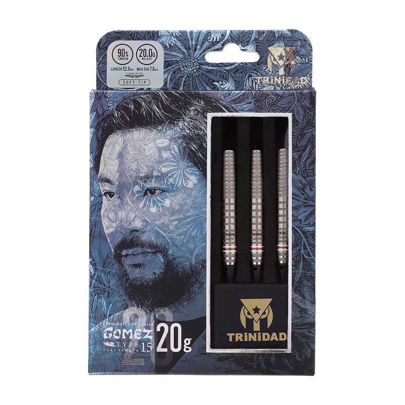 【TRINIDAD】ゴメス15 Trinidad Undisputed Gomez Type 15 Soft Tip Darts - 22.6gm