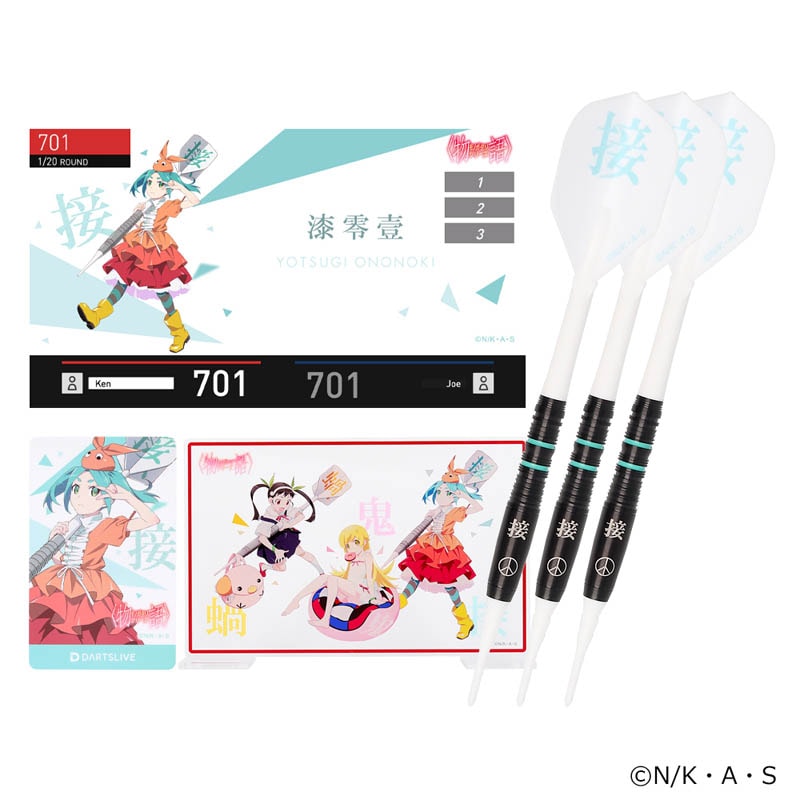 物語シリーズ　ダーツセット　斧乃木余接　アクリルダーツスタンド付き ダーツ > キャラクター > 【予約受付終了】【Only Japan】物語シリーズ