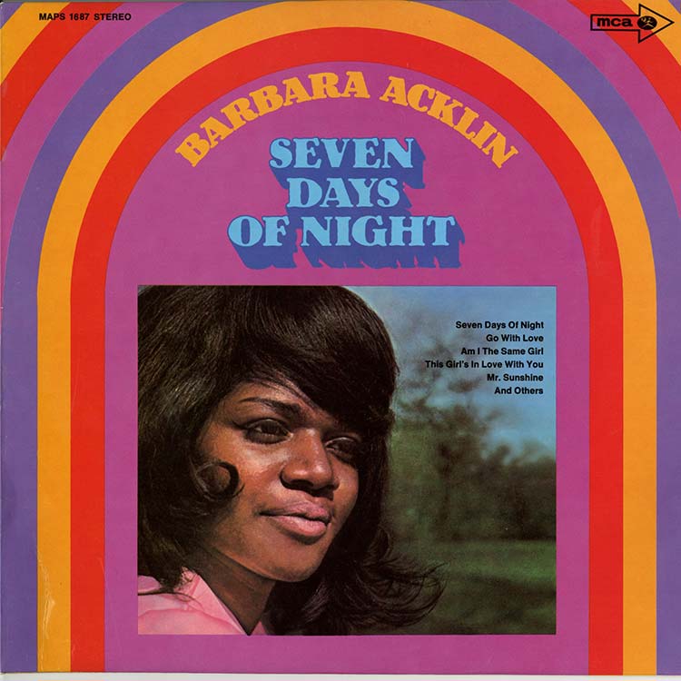 Barbara Acklin (バーバラ・アクリン) - Seven Days Of Night (Used LP