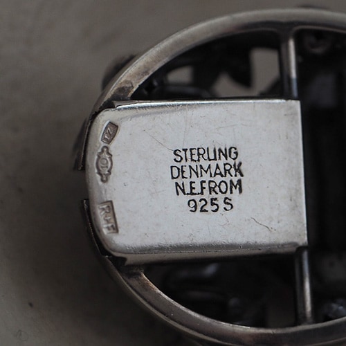 N.E.FROM ニルスエリックフロム シルバーローズクォーツ 魚とヒトデの