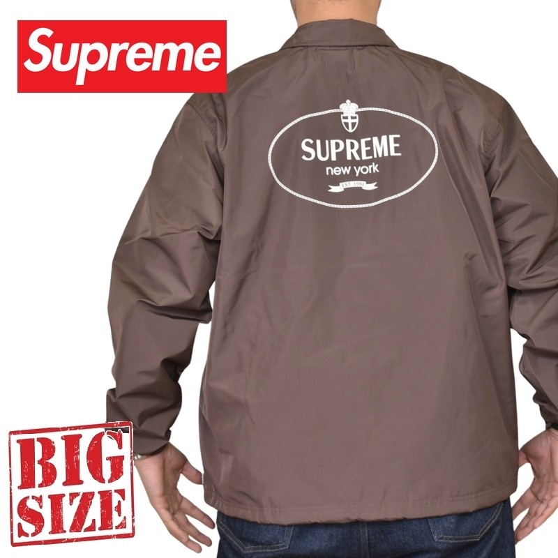 SALE】 大きいサイズ メンズ Supreme シュプリーム Crest Coaches