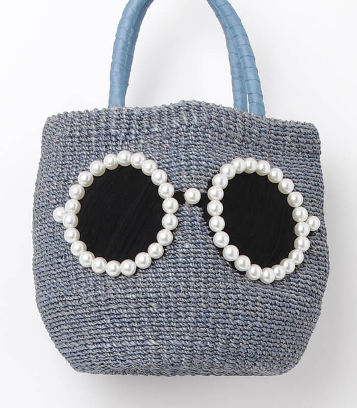 a-jolie】パールサングラスカラーカゴバッグ(大)SI-2403 | BAG