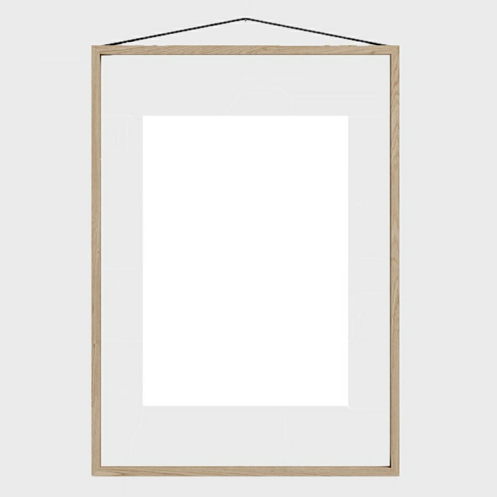 額縁 おしゃれ MOEBE ムーベ フレーム A5 木製 オーク FOUA5 [ 壁掛け