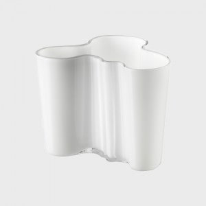 イッタラ フラワーベース / アアルトベース 95 mm 白 ホワイト S