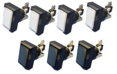 PRO仕様 静音加工済] GQ LABO自社改造 三和電子製 静音加工済ボタン