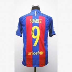 シャビ直筆サイン入りバルセロナ13/14ホームユニフォーム | THE DUGOUT