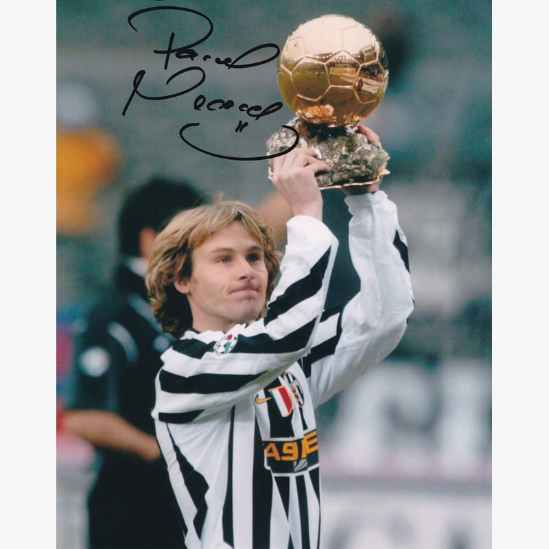 ネドヴェド直筆サイン入りユベントス03/04フォト | THE DUGOUT