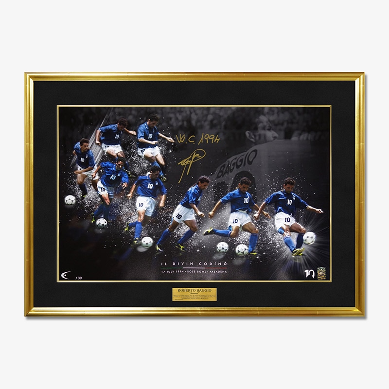 世界限定30枚] バッジョ直筆サイン入りグラフィックアート 