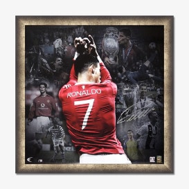 ロナウド直筆サイン入りポルトガル代表2022ホームユニフォーム特製