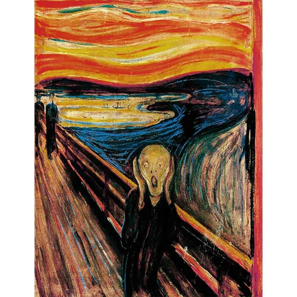 叫び 【6号】 エドヴァルド・ムンク 【 額縁が選べる 額入り 複製画