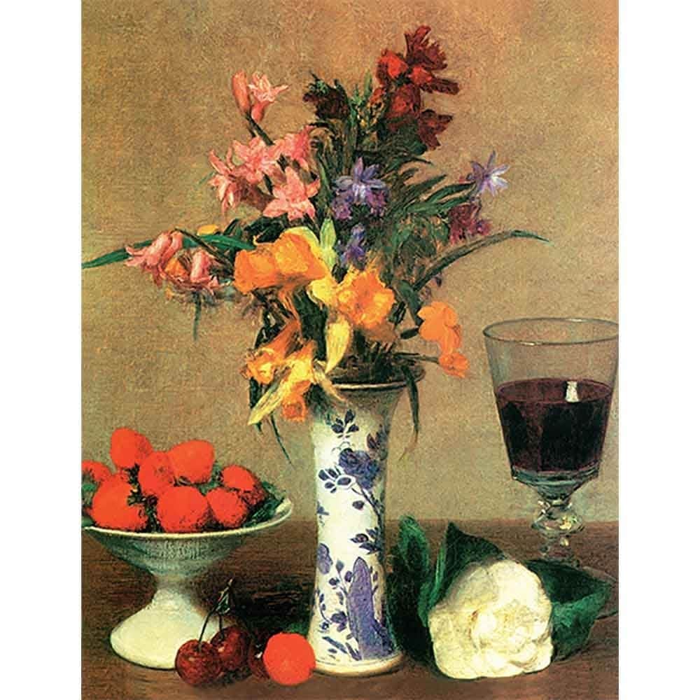 静物 【6号】 アンリ・ファンタン＝ラトゥール 【 額縁が選べる 額入り