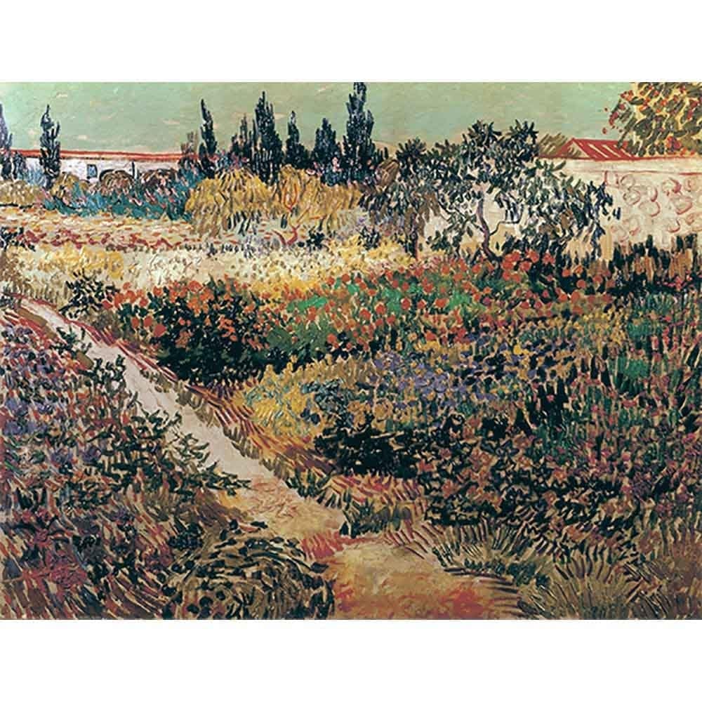 花咲く庭と小道 【6号】 フィンセント・ファン・ゴッホ 【 額縁が
