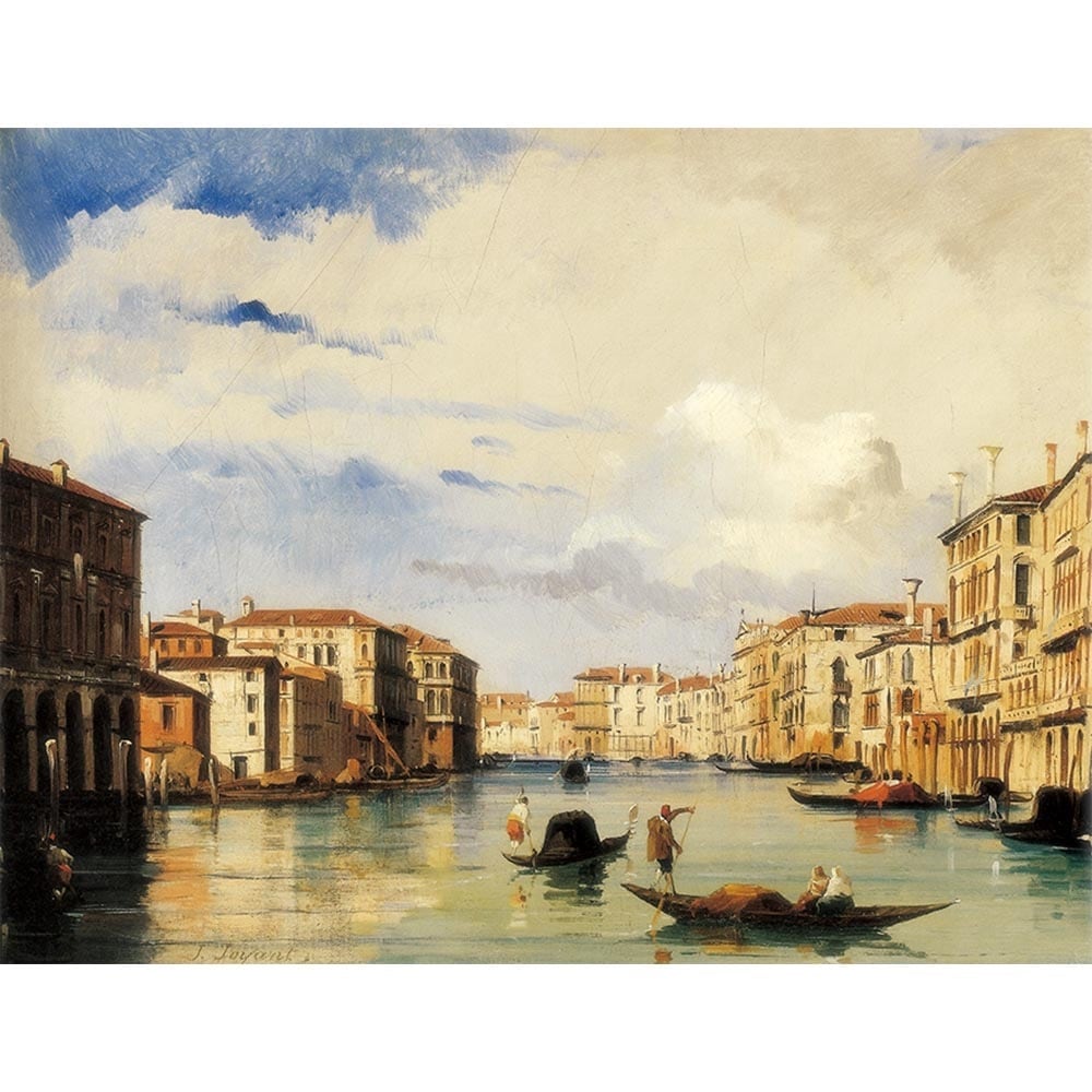 ヴェネツィア大運河の景色 【15号】 ジュール・ロマン・ジュアイアン