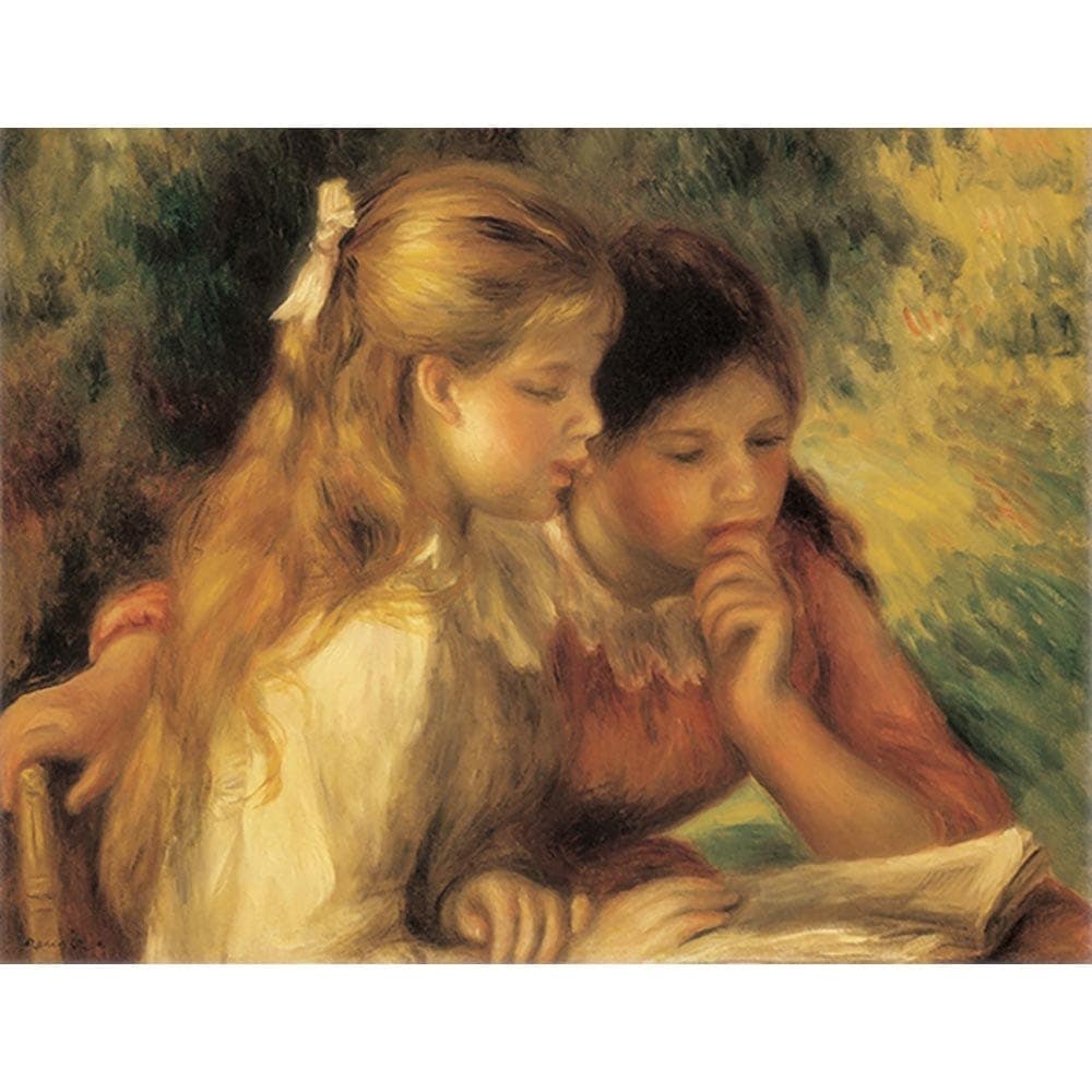 読書する二人の少女 【15号】 ピエール＝オーギュスト・ルノワール