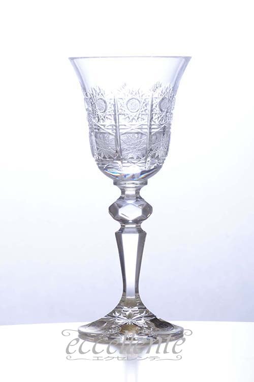チェコ製 ワイングラス ボヘミアクリスタル Bohemian Crystal Wine
