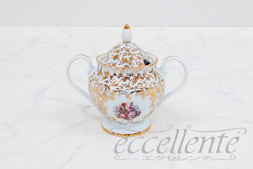 イタリア製クリーマー＆シュガーポットセット Gold｜CL-CRSB280G