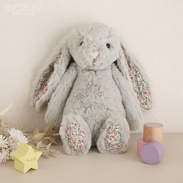 Jellycat ジェリーキャット ブロッサム シルバーバニー Mサイズ