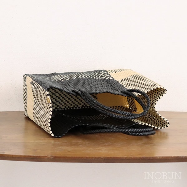 メルカド バッグ レトラ Sサイズ クロスライン ブラック CROSS LINE